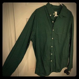 Men’s AMERICAN EAGLE green dress size large BNWT